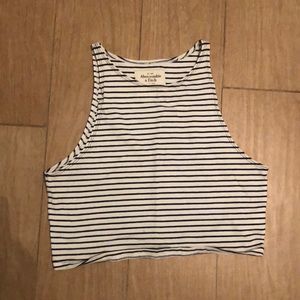 Striped crop top